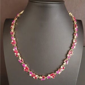Elegant Gold and Pink WHBM Necklace